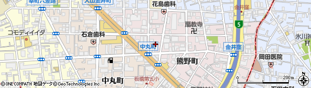 東京都板橋区熊野町40周辺の地図