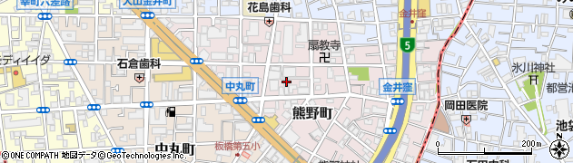 東京都板橋区熊野町35周辺の地図