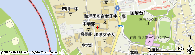 和洋女子大学周辺の地図
