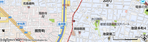 東京都豊島区池袋本町2丁目35-6周辺の地図