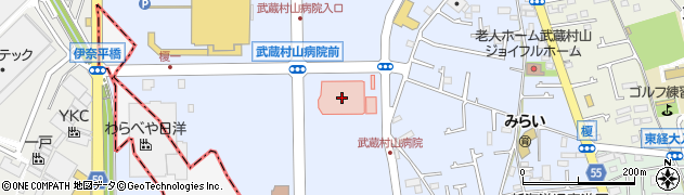 武蔵村山病院ケアサポート周辺の地図