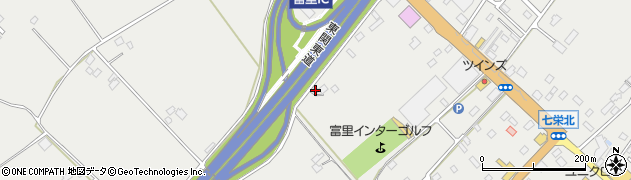 千葉県富里市七栄554周辺の地図