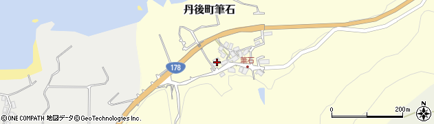 京都府京丹後市丹後町筆石111周辺の地図