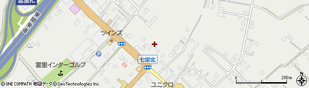 千葉県富里市七栄495周辺の地図