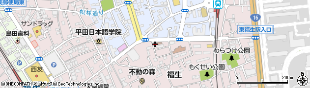 東福生歯科クリニック周辺の地図