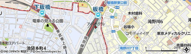アパホテル東京板橋駅前周辺の地図