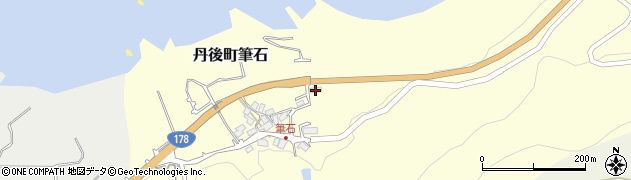 京都府京丹後市丹後町筆石199周辺の地図