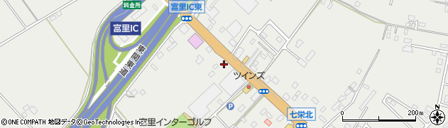 千葉県富里市七栄552周辺の地図