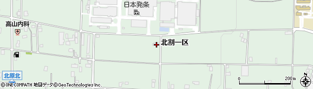 長野県駒ヶ根市赤穂北割一区1182周辺の地図