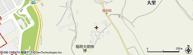 千葉県芝山町（山武郡）大里周辺の地図
