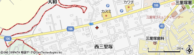 セブンイレブン成田西三里塚店周辺の地図