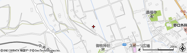 山梨県韮崎市中田町中條周辺の地図