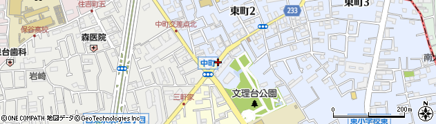 文理台公園周辺の地図