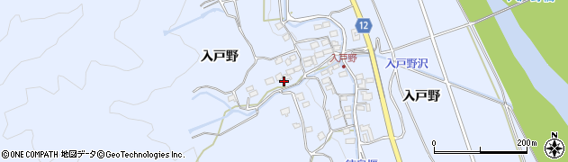 山梨県韮崎市円野町入戸野6周辺の地図