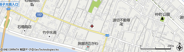 波崎港線周辺の地図