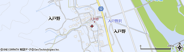 山梨県韮崎市円野町（入戸野）周辺の地図