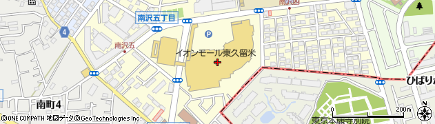 イオン東久留米店周辺の地図