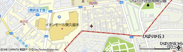 東京都東久留米市南沢5丁目15周辺の地図