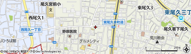 たうん 尾久店周辺の地図