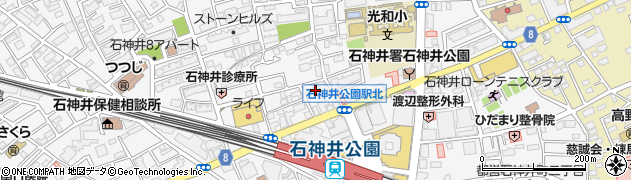 デビュー　石神井店周辺の地図