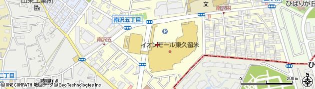 東京都東久留米市南沢5丁目17周辺の地図