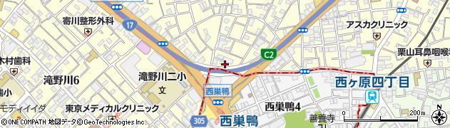 東京都北区滝野川3丁目17-1周辺の地図