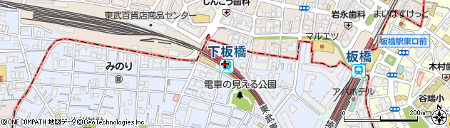 下板橋駅周辺の地図