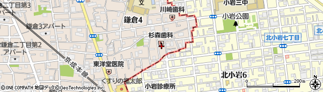東京都葛飾区鎌倉4丁目32周辺の地図