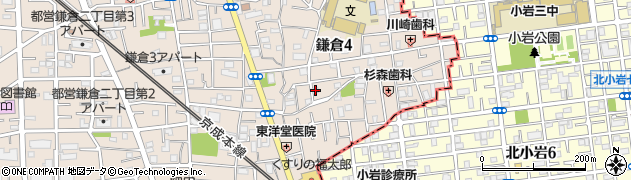 東京都葛飾区鎌倉4丁目27-2周辺の地図