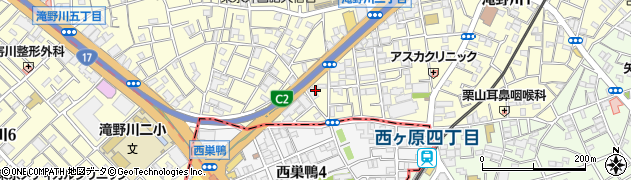 東京都北区滝野川1丁目92周辺の地図