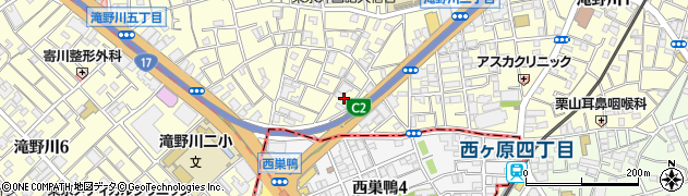 東京都北区滝野川3丁目12周辺の地図
