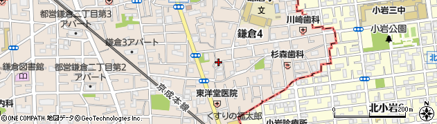 東京都葛飾区鎌倉4丁目6-1周辺の地図