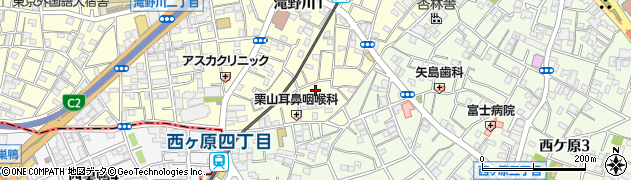 東京都北区滝野川1丁目34周辺の地図
