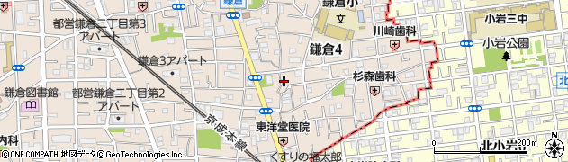 東京都葛飾区鎌倉4丁目6-2周辺の地図