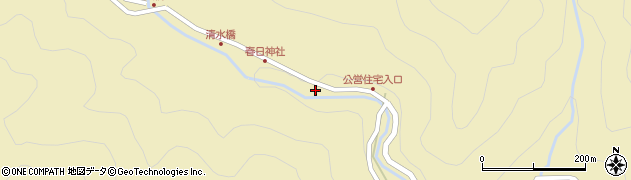 東京都檜原村（西多摩郡）神戸周辺の地図