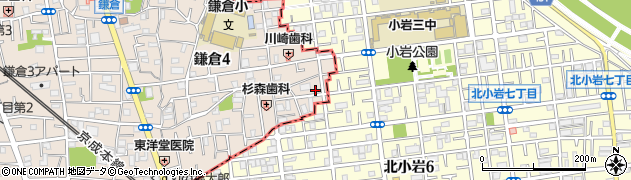 東京都葛飾区鎌倉4丁目40-11周辺の地図