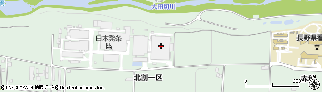 長野県駒ヶ根市赤穂北割一区1199周辺の地図