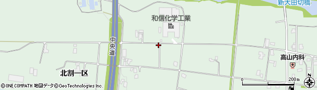 長野県駒ヶ根市赤穂北割一区701周辺の地図