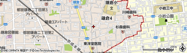 東京都葛飾区鎌倉4丁目6-4周辺の地図