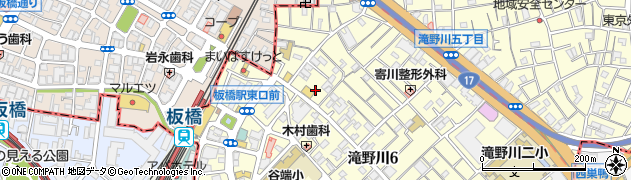 東京都北区滝野川6丁目63周辺の地図
