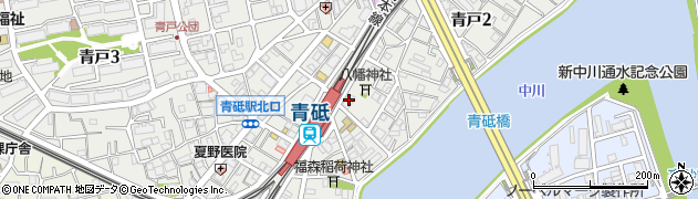 ニッポンレンタカー青砥駅前営業所周辺の地図