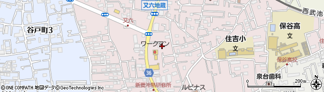 東京都西東京市住吉町周辺の地図