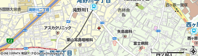 東京都北区滝野川1丁目28-12周辺の地図