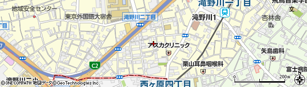 東京都北区滝野川1丁目83周辺の地図