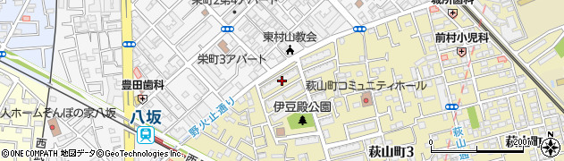都営萩山三丁目アパート１４号棟周辺の地図