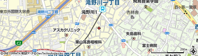東京都北区滝野川1丁目35-9周辺の地図