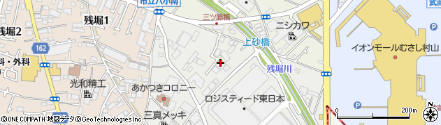 株式会社ニッシン　本社周辺の地図