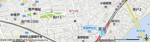 松尾精肉店周辺の地図
