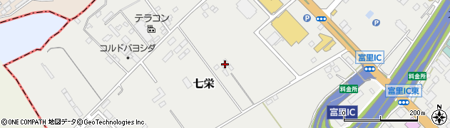 千葉県富里市七栄547周辺の地図
