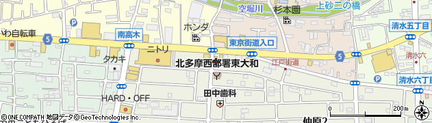 スタジオアリス　東大和店周辺の地図